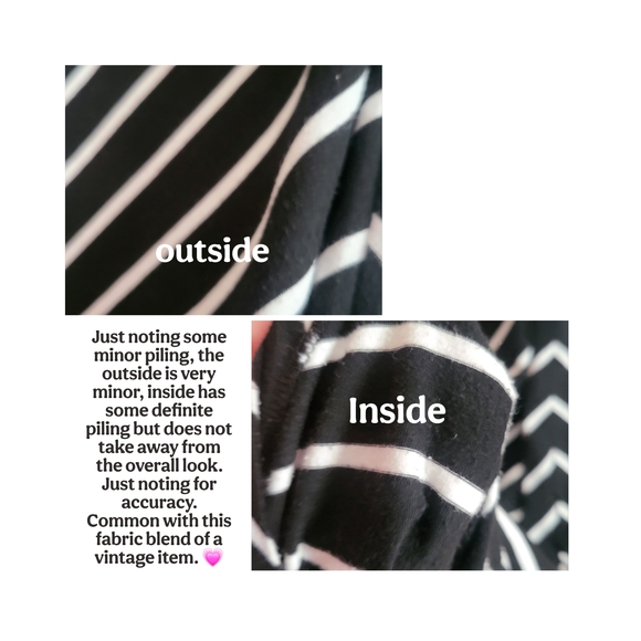 🌿Vintage Faded Glory Black & White Striped Maxi Skirt - Women’s Medium - Picture 6 of 10